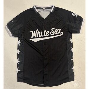 MLB Chicago White Sox City Sky Line Jersey Adult Medium SGA Black Baseball